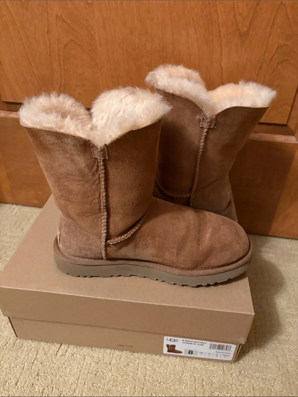 UGG Chestnut Bailey Button Boots